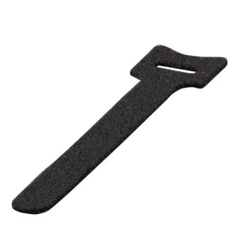 Velcro cable ties set - 10 pcs, 160mm/12mm, black  - 1