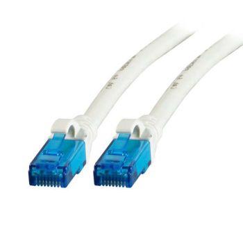 RJ45 пач кабел U/UTP кат. 6A LSZH бял