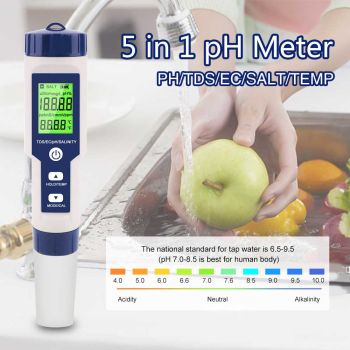 5-in-1 Water Quality Tester