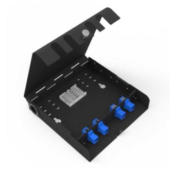 Aluminium Distribution Box for 4 SC Simplex adapters