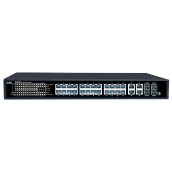 PoE Switch 24*10/100/1000M PoE + 4*1000M RJ45 + 4*1000M SFP, 320W