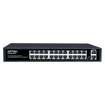 Network Switch 24*10/100/1000M RJ45 + 2*1000M SFP