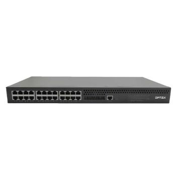 Layer 2+ PoE switch 4*1G/2.5G/10G SFP+ + 24*10/100/1000M RJ45 PoE 280W