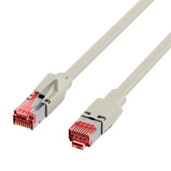 Crossover Patch cable S/FTP, Cat.6, grey