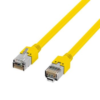 Patch Cord Cat.5e SF/UTP LSZH Draka CU yellow