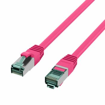 RJ45 Patch cable S/FTP, Cat.6A, LSZH, magenta