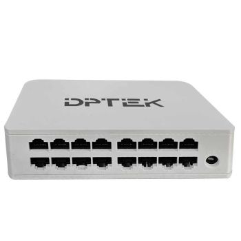 16 портов гигабитов суич, DPTEK DK2000-16T-P