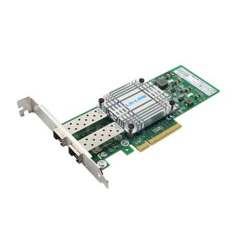 Оптична PCIe x8 сървърна карта с Интел чипсет и 2 10G SFP+ порта