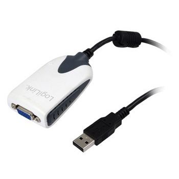 Converter, USB2 - VGA (DBHD15), up to 1600x1200 dpi LOGILINK UA0076 LogiLink - 1