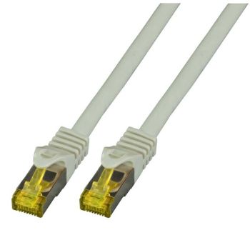 RJ45 Пач корда S/FTP, кат. 6A, LSZH, кат. 7 Raw cable, сива