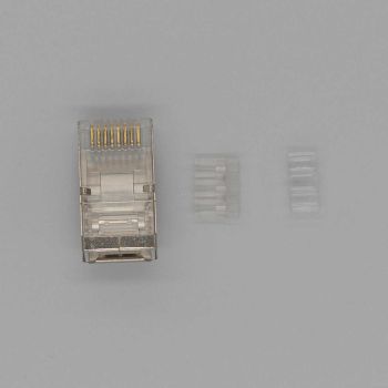 Конектор кат. 6 FTP, RJ45 8P8C за кръгъл кабел - 1