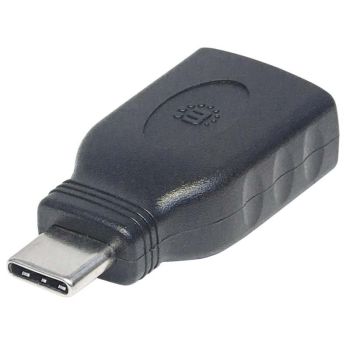 Адаптер USB 3.1 Type C към USB 3.0 A M/F черен Manhattan - 1