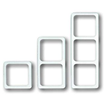 Triple faceplate frame, almond COMMSCOPE - 1