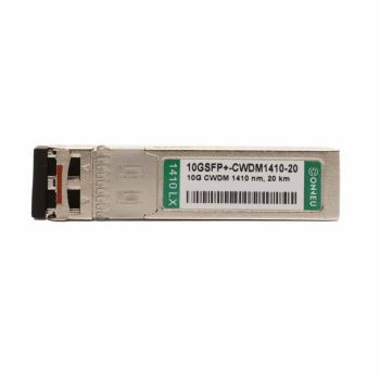 CWDM SFP+ 10G модул, 1410 nm, 20 км, LC конектор