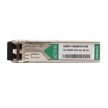 CWDM SFP модул 1G, 1610 nm, 80 км