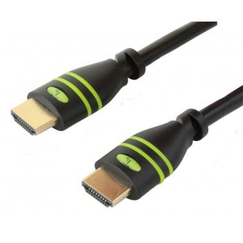 HighSpeed HDMI кабел, A/A към M/M, 25 м, черен Techly - 1