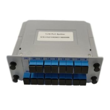 PLC оптичен сплитер 1x16 с SC/UPC конектори, LGX касета