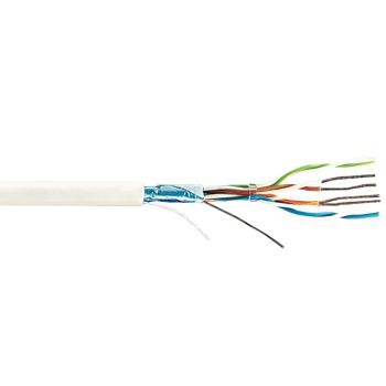 Меден кабел, кат. 5Е, 4 чифта FTP SOLID 24 AWG, макара 305 м