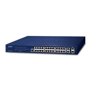 Управляем суич 24x10/100TX 802.3at PoE + 2x1G TP/SFP - 1