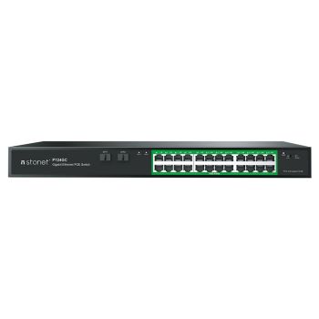 26 портов PoE суич, 24 GE POE + 2GE SFP Uplink - 2