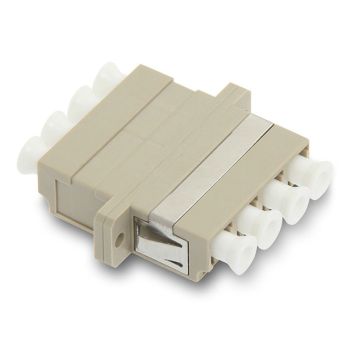 LC оптичен адаптер Quad MultiMode - Beige