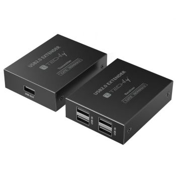 USB 2.0 High-Speed удължител с 4 порта, 150 м - 1