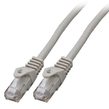 RJ45 Пач кабел U/UTP, кат. 6, LSZH, CCA, сив