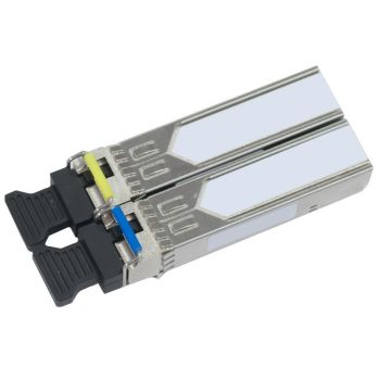 BIDI SFP модул, 2.5G, TX1310 RX1550, LC, 20 км, индустриален