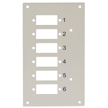 Лицев панел за 6 SC дуплексни адаптера