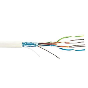 Кабел категория 5е екраниран F/UTP, SOLID, PR04, AWG24, PVC