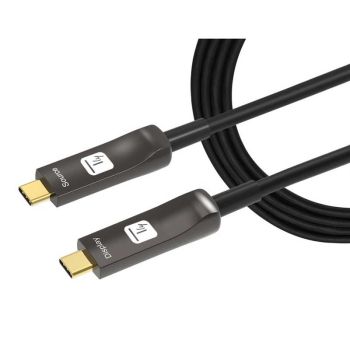 Active USB-C M/M AOC Fiber Optic Cable 4K