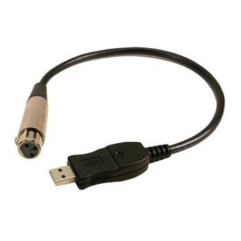 USB2.0 / XLR Adapter, for microphones, USB A male - XLR female - 6m LOGILINK UA0080 LogiLink - 1