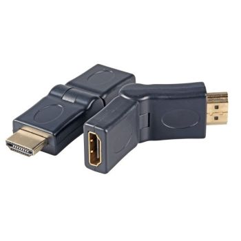 HDMI Адаптер, мъжки към женски, 180° въртене