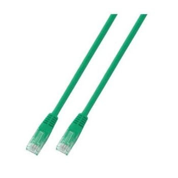 Пач корда категория 6 RJ45, неекранирана U/UTP, PVC, CCA, зелена  - 1