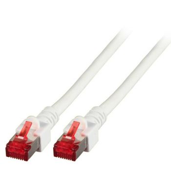 RJ45 Patch cable S/FTP, Cat.6, LSZH, white  - 2