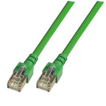 RJ45 Пач кабел SF/UTP, кат. 5e, PVC, CCA, зелен - 1