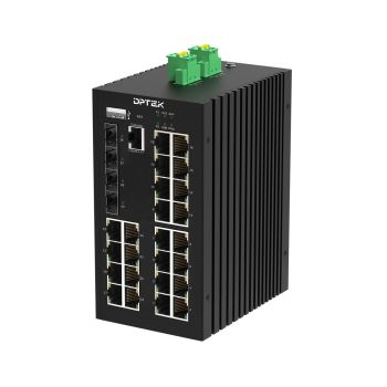 24*10/100/1000Base-T + 4*1G/2.5/10GBase-X SFP+ Layer 2+ Managed Industrial Ethernet Switch